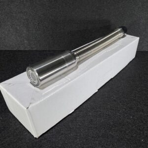 Alana shows a 23mm self leveling head cylindrical tool with Sonde and WiFi on a white box, dark background.