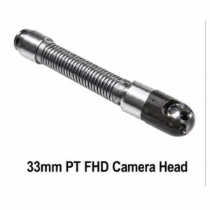 Alana 33mm Pan Tilt Camera Head with spring-like metal body and black lens for precise FHD imaging.
